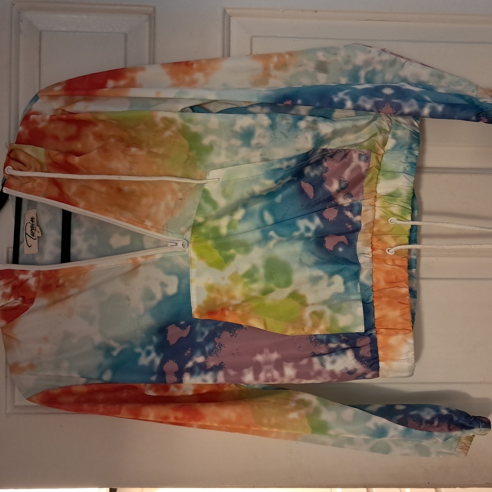 Colorful Tie-Dye Hoodie